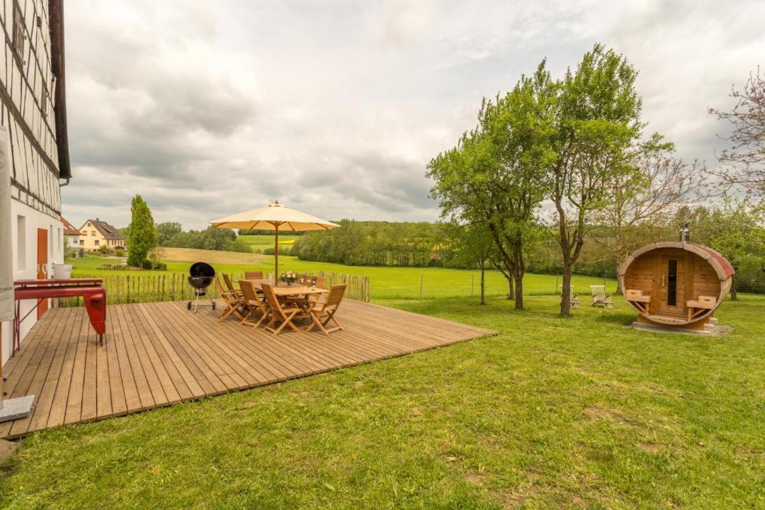 Ferienhaus Rote Sau Herrentierbach Экстерьер фото